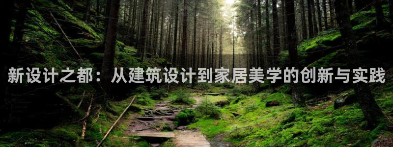 新航娱乐官网入口：新设计之都：从建筑设计到家居美学的创新与实